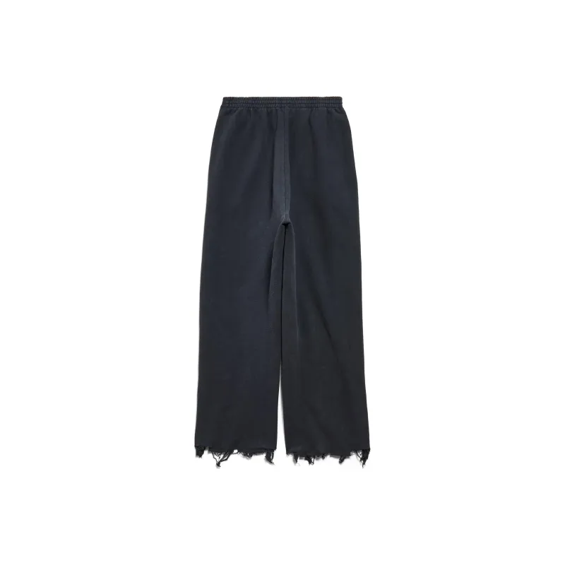 Balenciaga Knitted Sweatpants Loose Fit Unisex Black-1