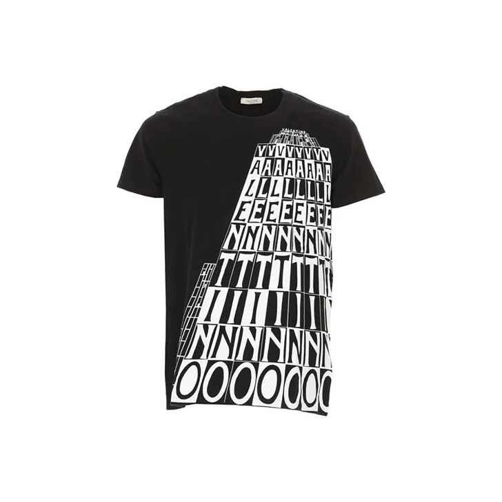 Valentino T Shirts Men Black-0