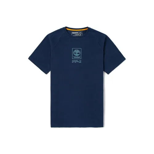 Timberland Raglan Sleeve T-Shirt Men's Navy Nick Dark Blue