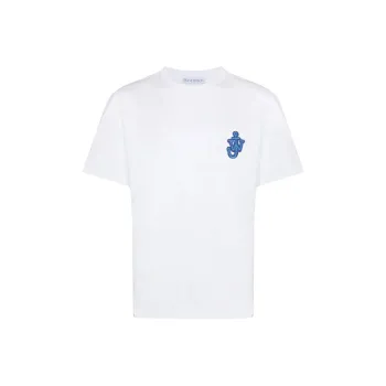 JW Anderson Logo Embroidered Crewneck T Shirt