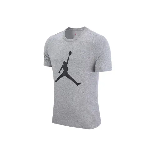 Jordan Set in Sleeve T Shirt Men's Gray