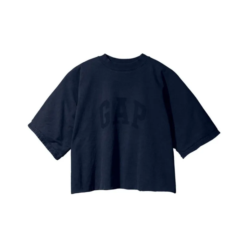 Balenciaga X YEEZY T Shirts Unisex Navy Blue-0
