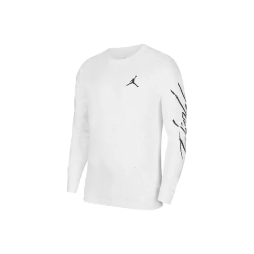 Jordan Set in Sleeve T Shirt Men's White