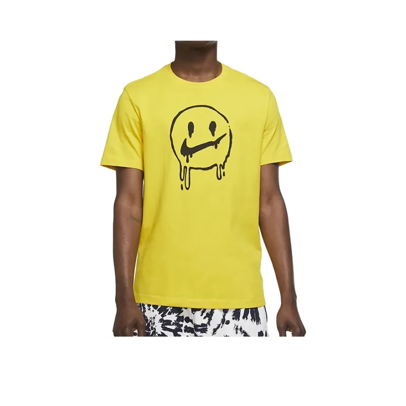 Nike T Shirts Men Yellow-0
