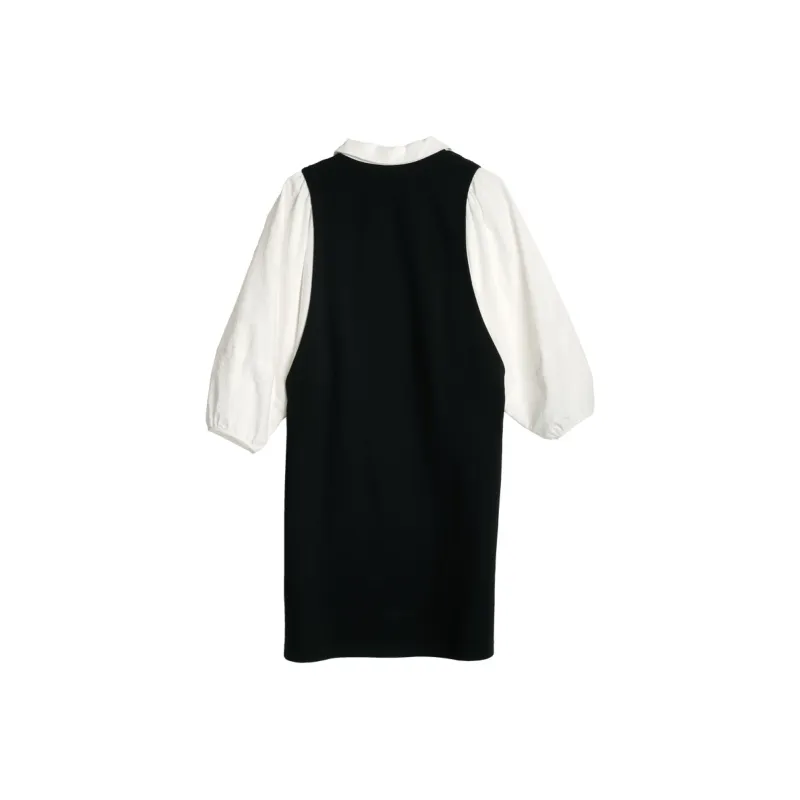 Olrain Long Sleeved Dresses Women's Black-1