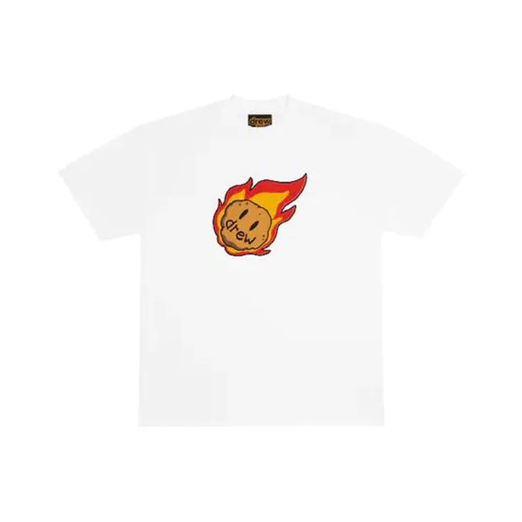 Drew House Smiley Collection T Shirts Unisex White-0