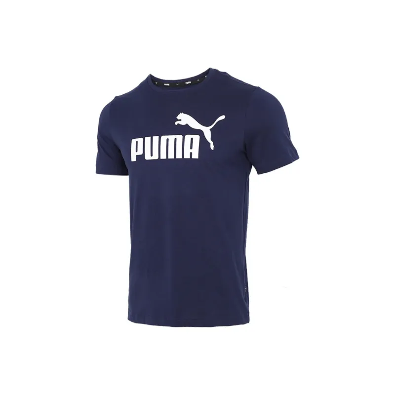 PUMA Set in Sleeve T Shirt Men's Navy Blue-0