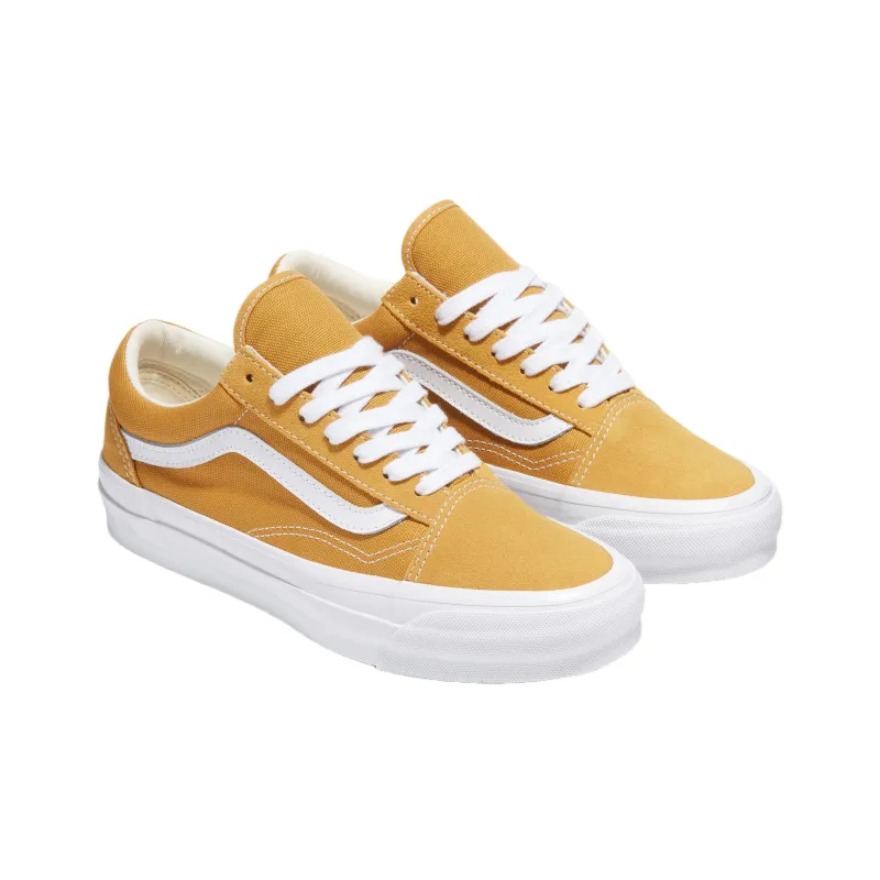 Vans Premium Old Skool Low Top Skateboard Shoes Unisex Yellow-1