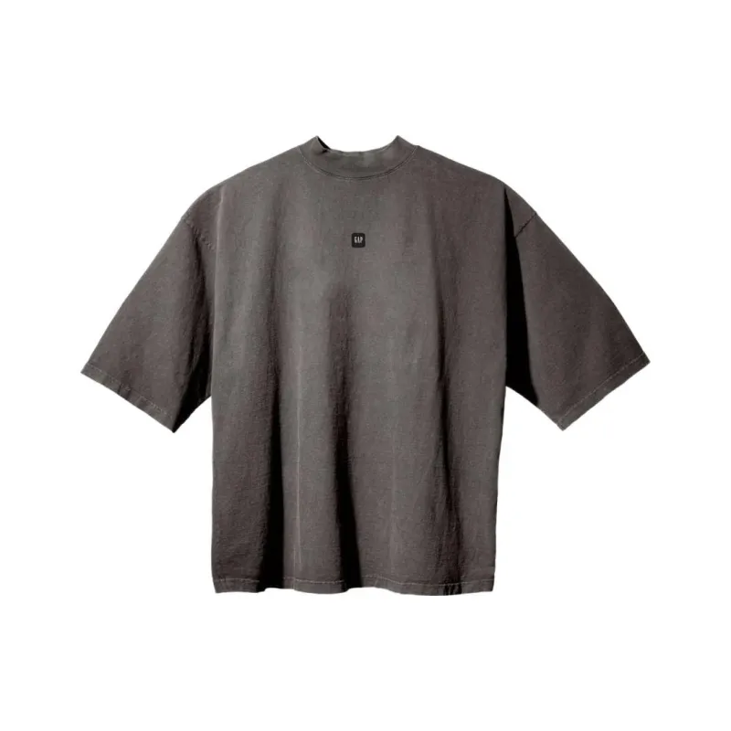 YEEZY Gap Engineered By Balenciaga Logo 3/4 Sleeve T shirt-0