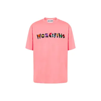 MOSCHINO T Shirts Men Pink