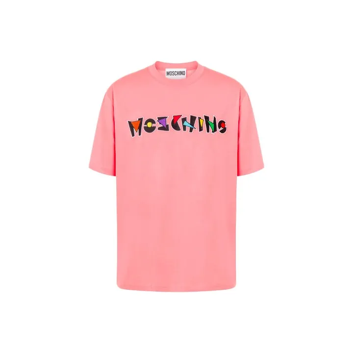 MOSCHINO T Shirts Men Pink-0