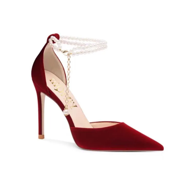 Be Good Slim Heel High Heels 9cm Women's-16
