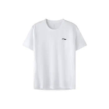 LiNing T Shirt Men's White Black