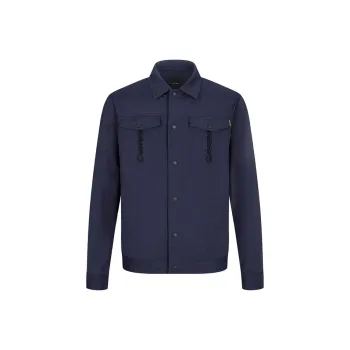 DAVID NAMAN Spring And Summer Jacket Standard Men's Sapphire Blue