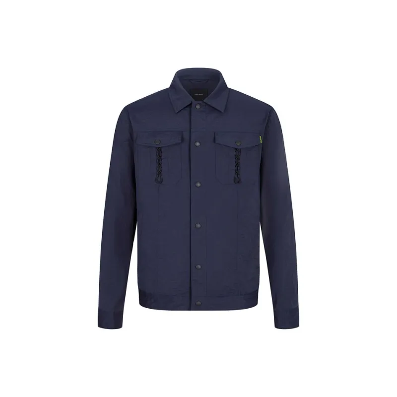 DAVID NAMAN Spring And Summer Jacket Standard Men's Sapphire Blue-0