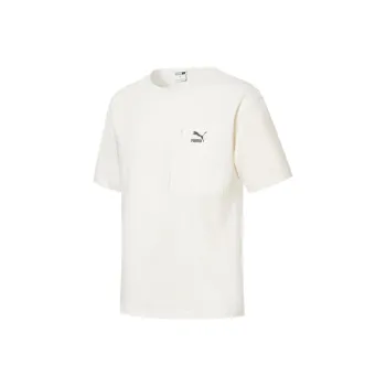PUMA FLORID SUMMER T Shirts Unisex Ecru