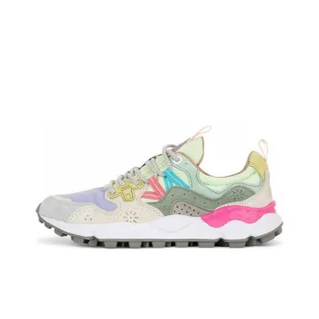 FLOWER MOUNTAIN Yamano 3 Low Top Casual Shoes Women's Beige Green