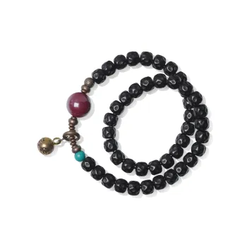 MUXIANG Coconut Shell Beads Bracelets Unisex