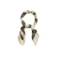 Pattern Square Scarf+Dark Brown+Gift Set