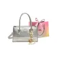 Silver with Charm-Shopping Bag