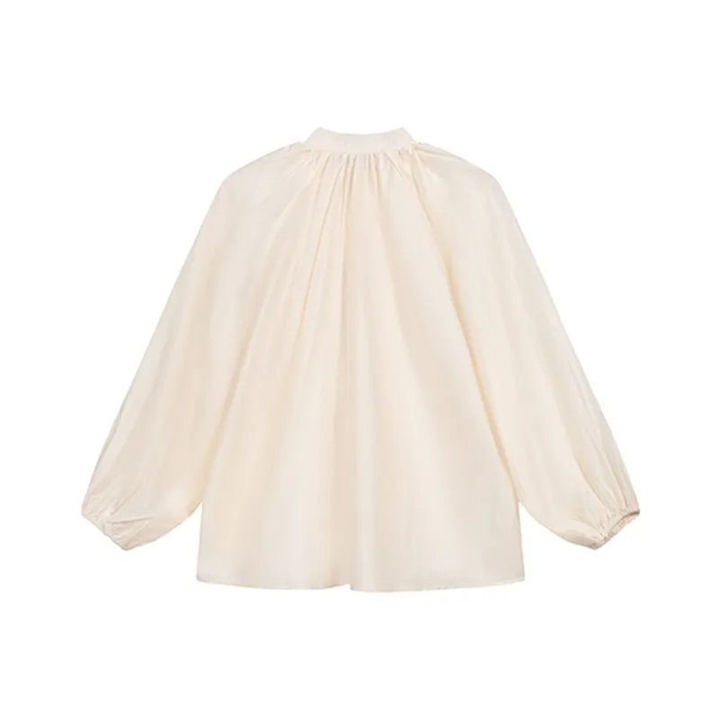Ning Cai Yuer Shirt Women's Apricot-1