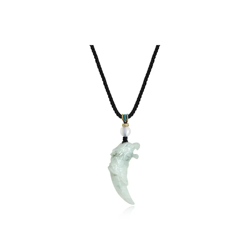 Tang Zhi Serpentine Jade Necklaces Unisex-0