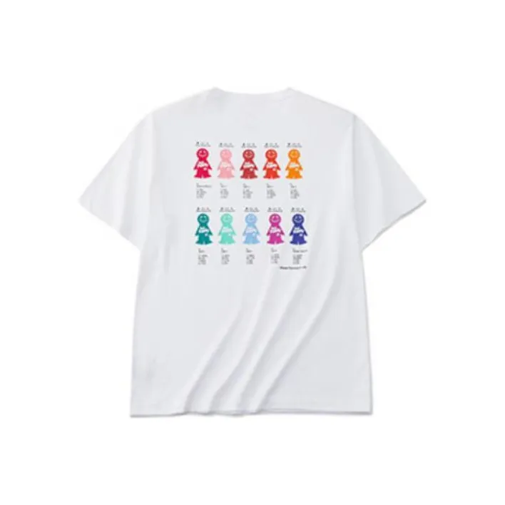 ANTA Life Collection T Shirts Unisex White-0