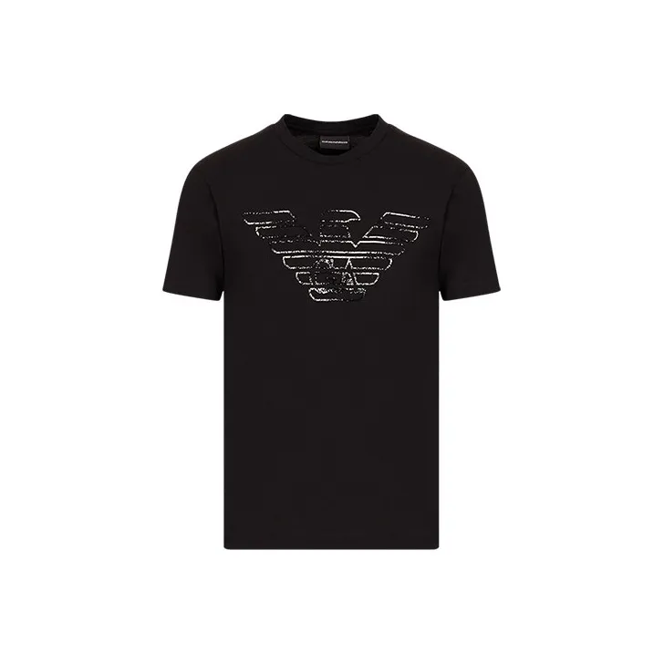 EMPORIO ARMANI T-Shirts Men Black-0
