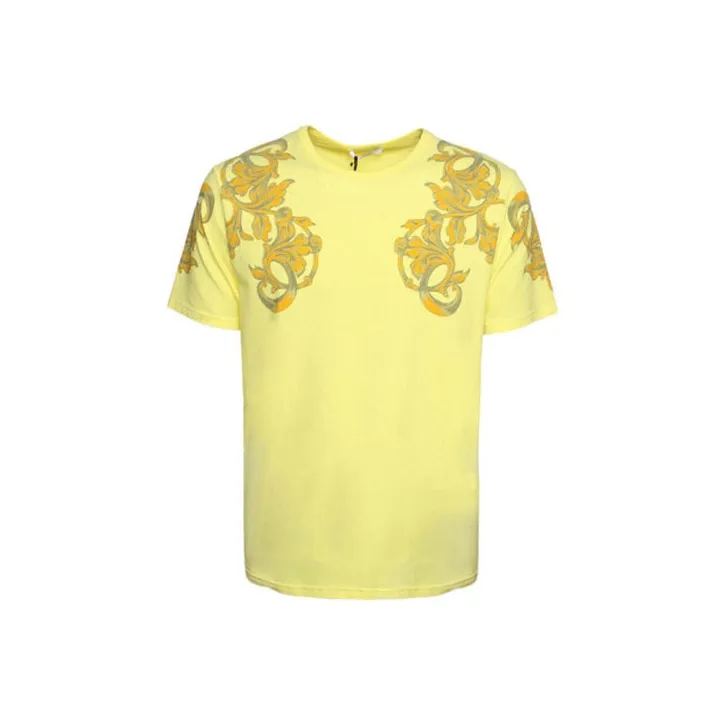 VERSACE T Shirts Men Yellow-0