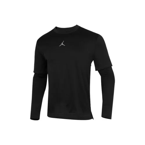 Jordan Set in Sleeve T Shirt Men's Black