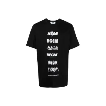 MSGM T-Shirts Men Black