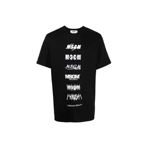 MSGM T Shirts Men Black