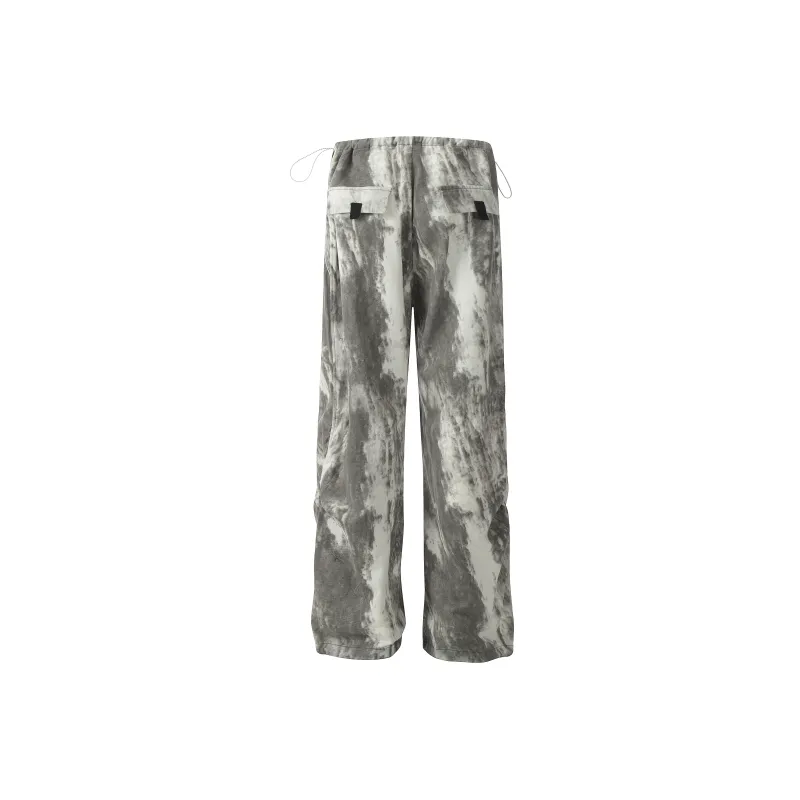 YINLEI Casual Pants Unisex Gray-1