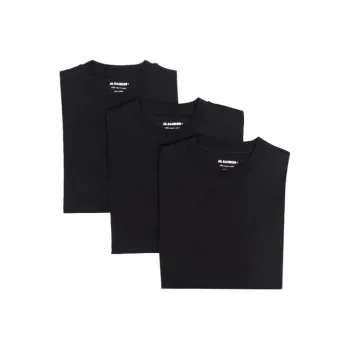 JIL SANDER Three pack Organic cotton T shirts