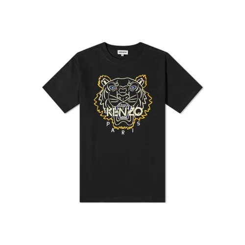 KENZO Classic Tiger Head T Shirts Men Black