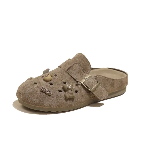 ABCYLM Quiet Abrasion Resistant Slip Resistant Wrap toe Slippers Women's