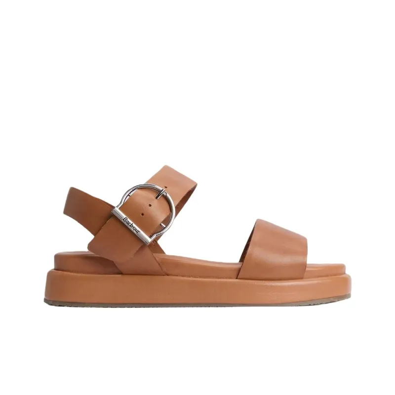 BARBOUR Erin Strap Sandals Women's Brown-1