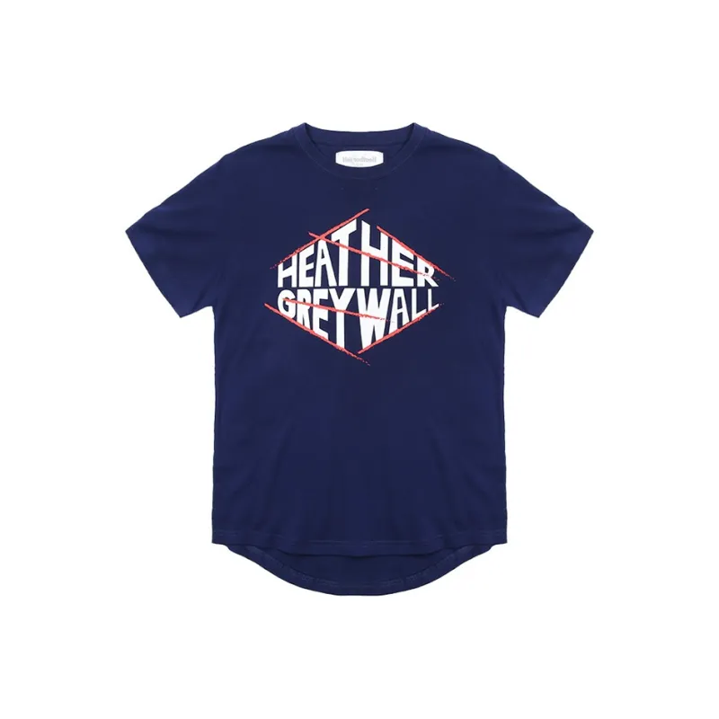 Heather Grey Wall CANGSHIYISHU Straight T-Shirt Unisex-0