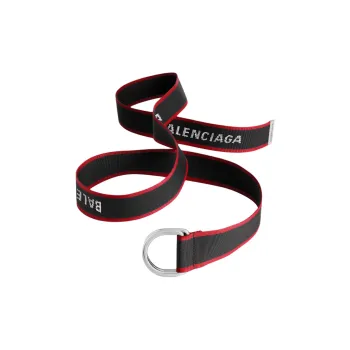 Balenciaga Polyester Belt Men's Black Width 4.1CM