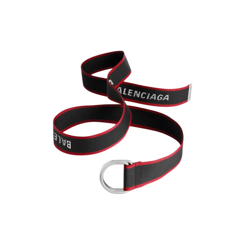 Balenciaga Polyester Belt Men's Black Width 4.1CM-0