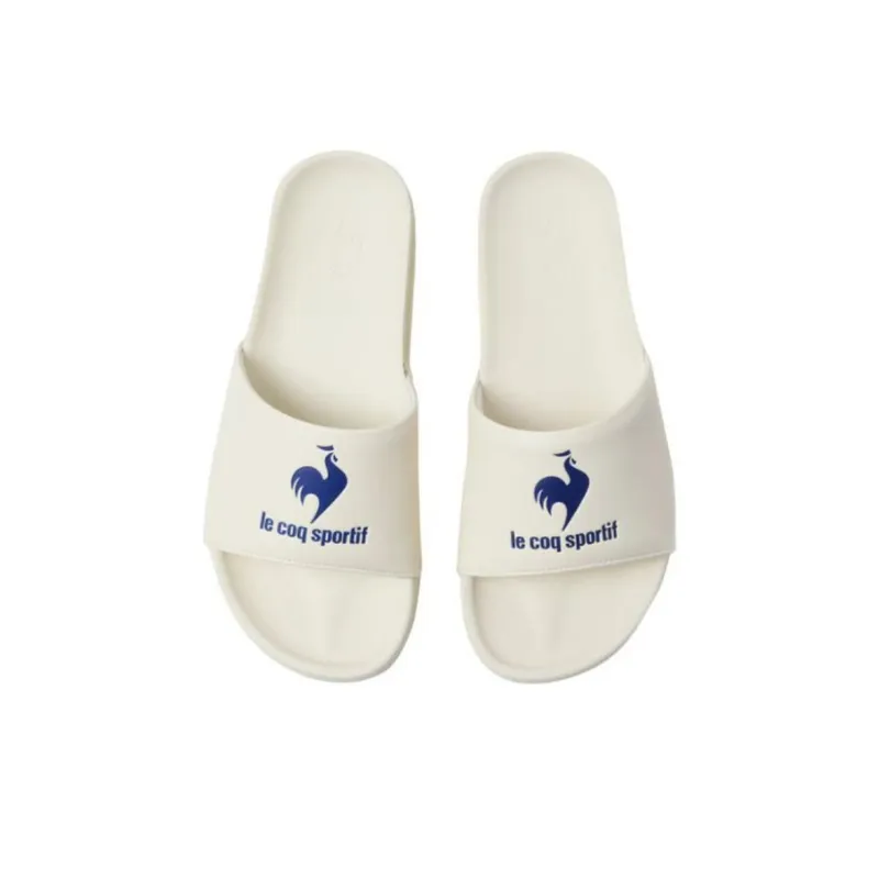 Le Coq Sportif Slip Resistant Abrasion Resistant Slide Slippers Unisex Beige-3
