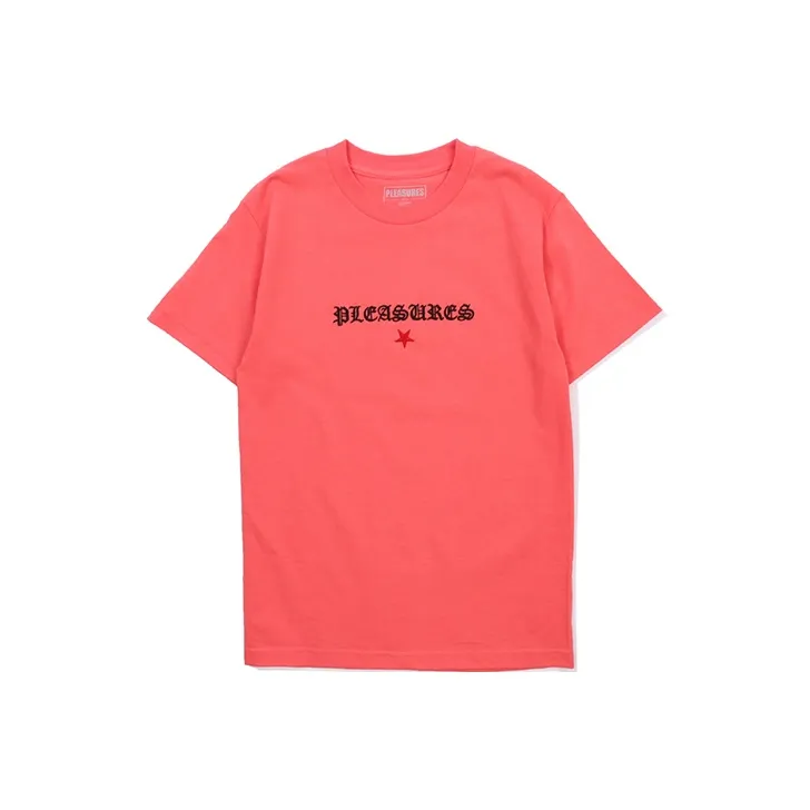 PLEASURES Shine Embroidered Tee-0