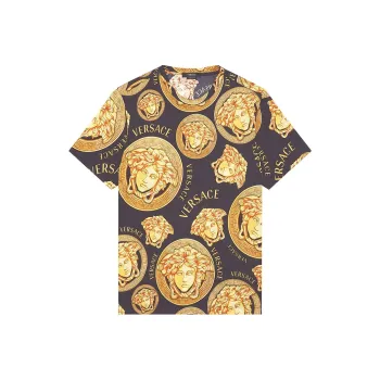 VERSACE SS21 T Shirt Men's Gold