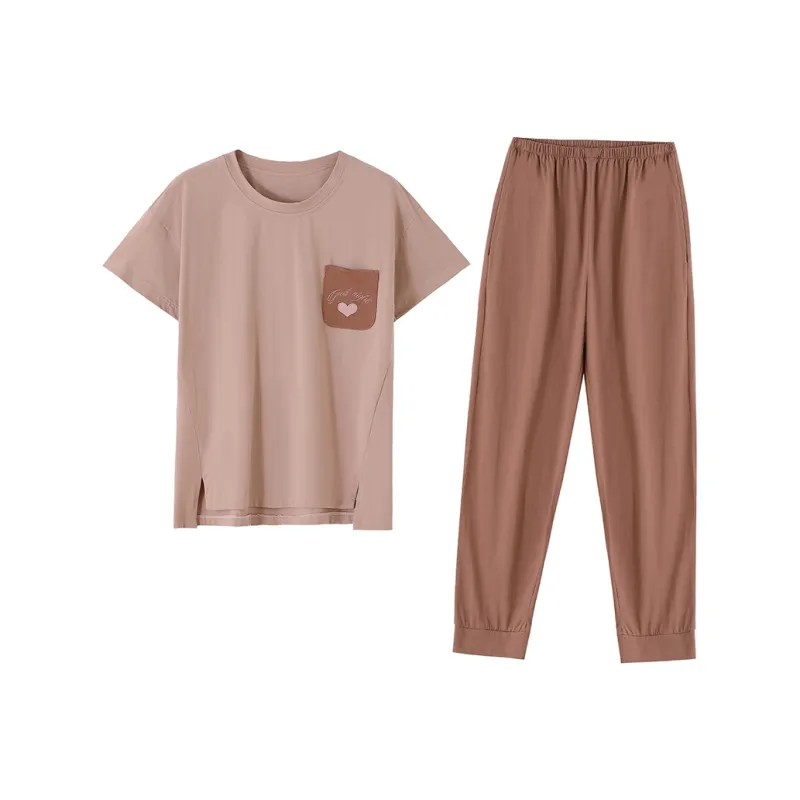 MADALLO Pajama Set Women's Brick Red-0