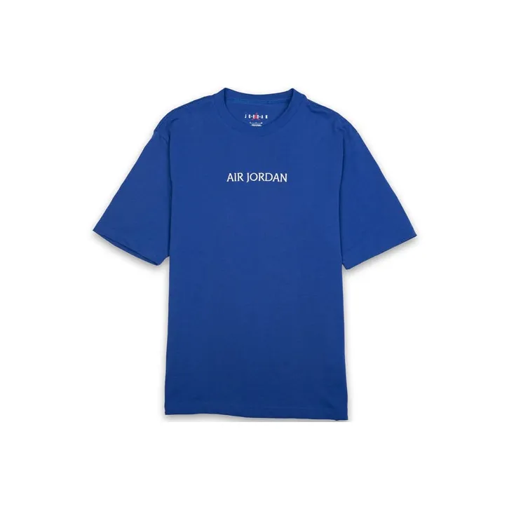 Jordan Air T Shirts Men Blue-0
