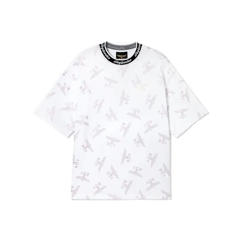 Boy London T Shirts Unisex White-0