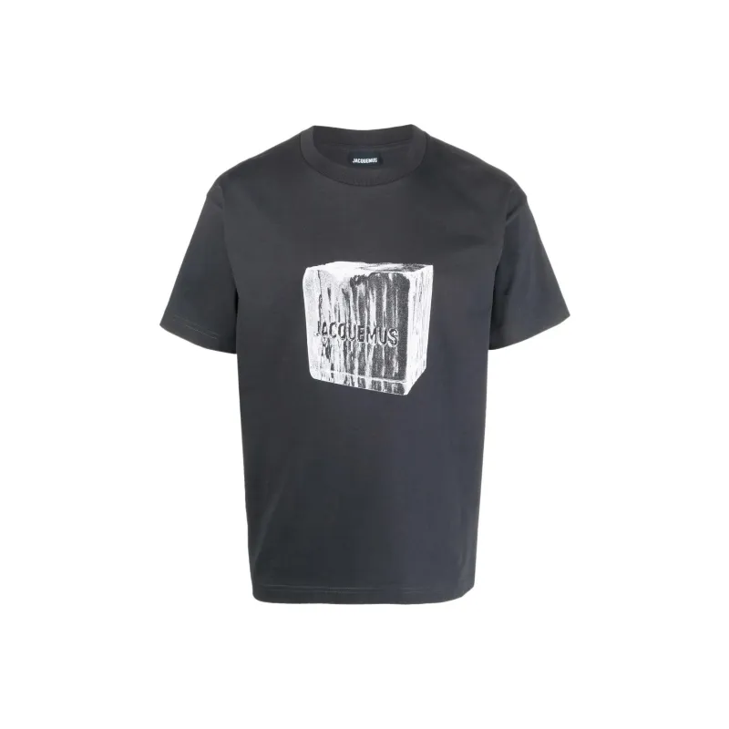 Jacquemus T-Shirts Men Gray Blue-0