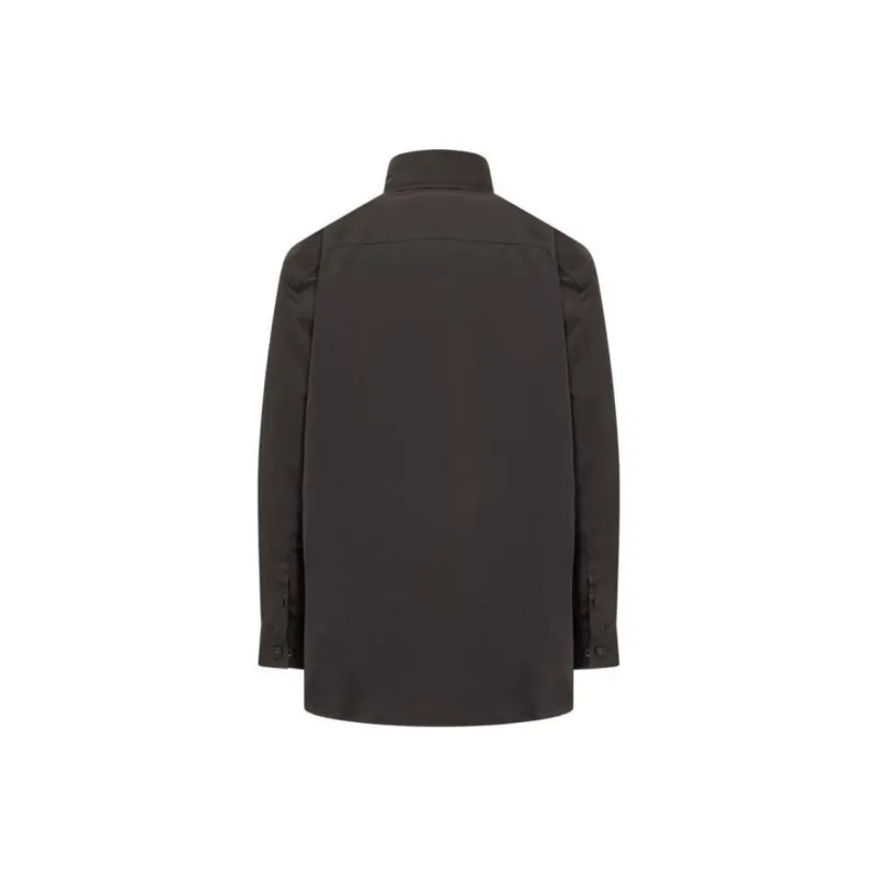 OFF WHITE Logo Embroidered Long Sleeved Shirt-1