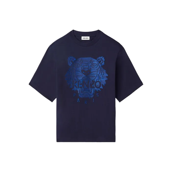 KENZO T Shirts Men Marine Blue-0