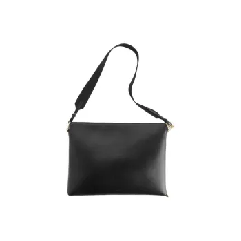 ARKET Cow Leather Shoulder Bag Women's Black